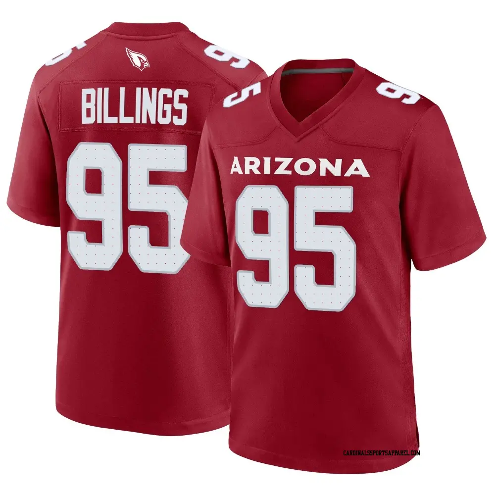 Game Men's Andrew Billings Arizona Cardinals Cardinal Jersey