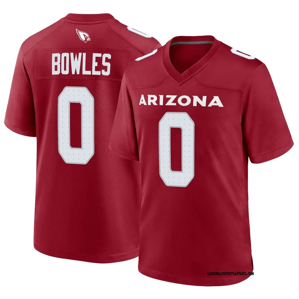 Game Youth Wyatt Bowles Arizona Cardinals Cardinal Jersey