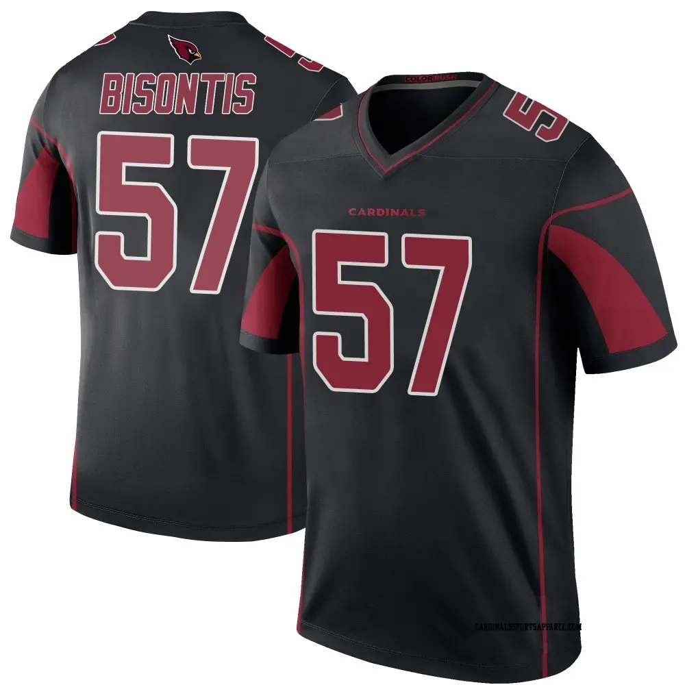 Legend Black Youth Chase Bisontis Arizona Cardinals Color Rush Jersey