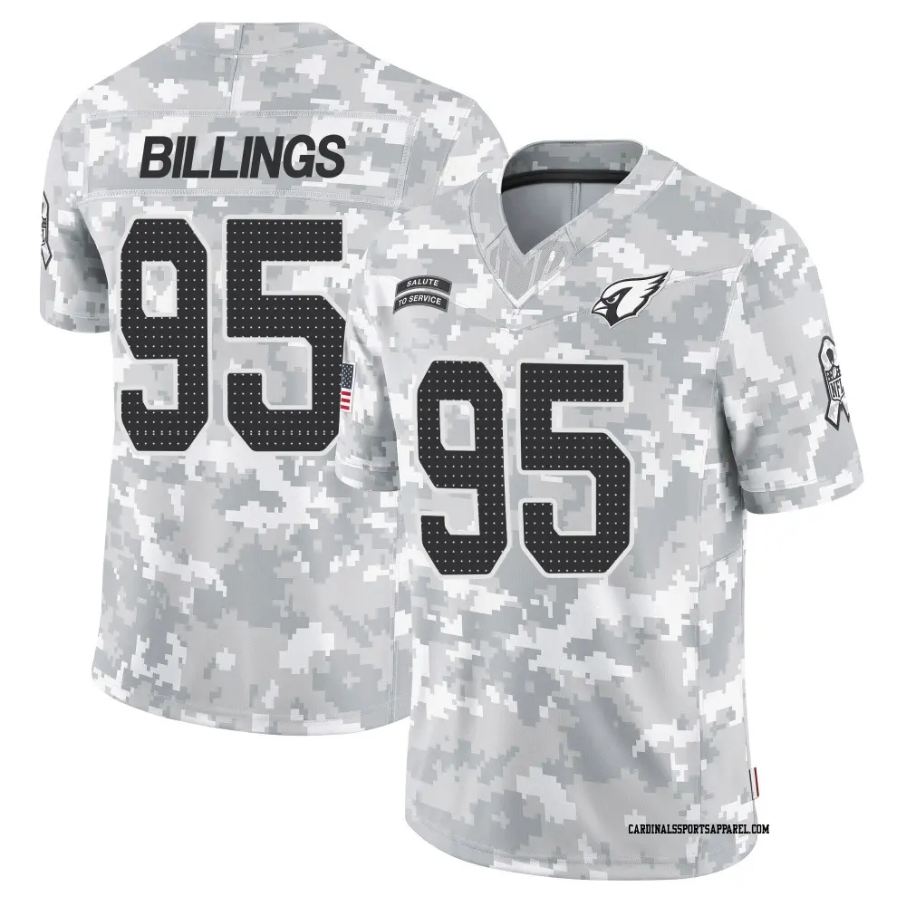 Limited Arctic Camo Youth Andrew Billings Arizona Cardinals 2024 Salute to Service Jersey