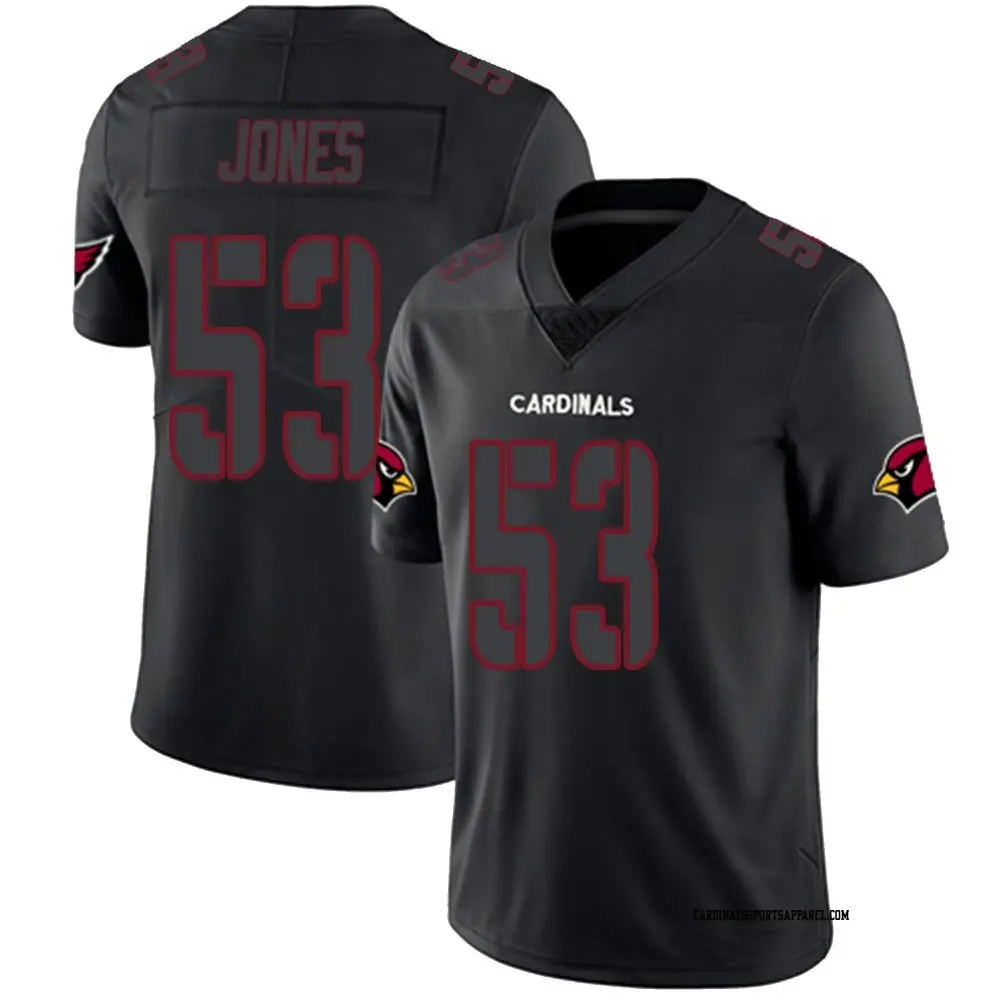 Limited Black Impact Men's Vi Jones Arizona Cardinals Jersey