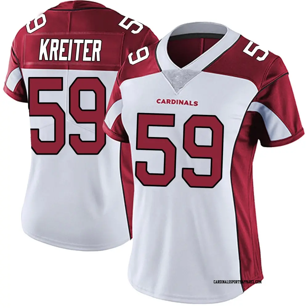 Limited White Women's Casey Kreiter Arizona Cardinals Vapor Untouchable Jersey