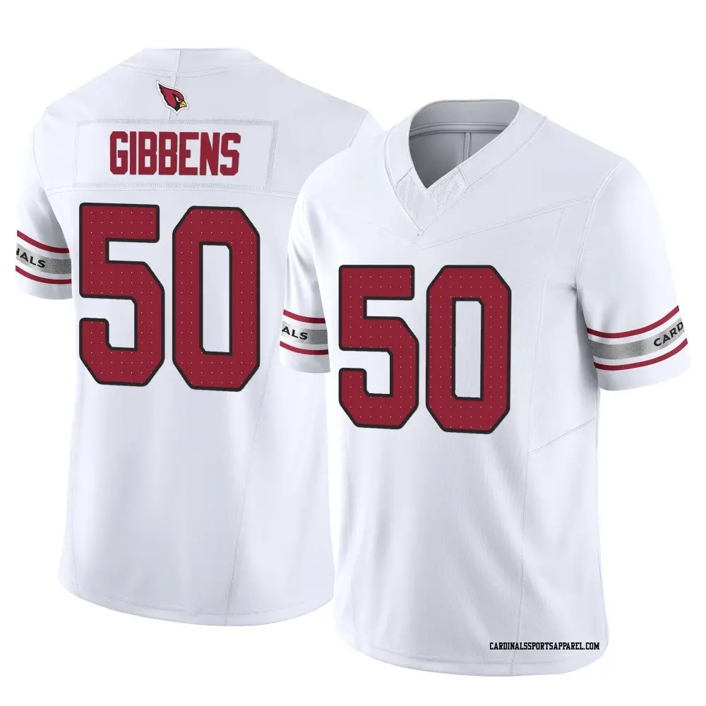 Limited White Youth Jack Gibbens Arizona Cardinals Vapor F.U.S.E. Jersey
